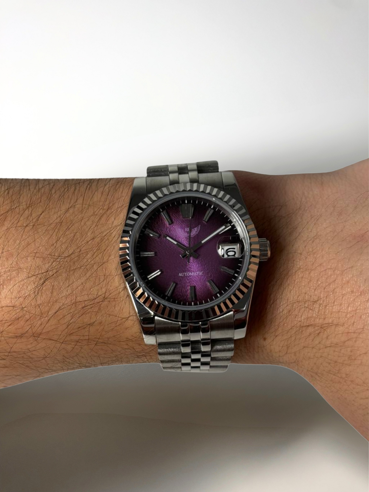 Purple Textured Dial