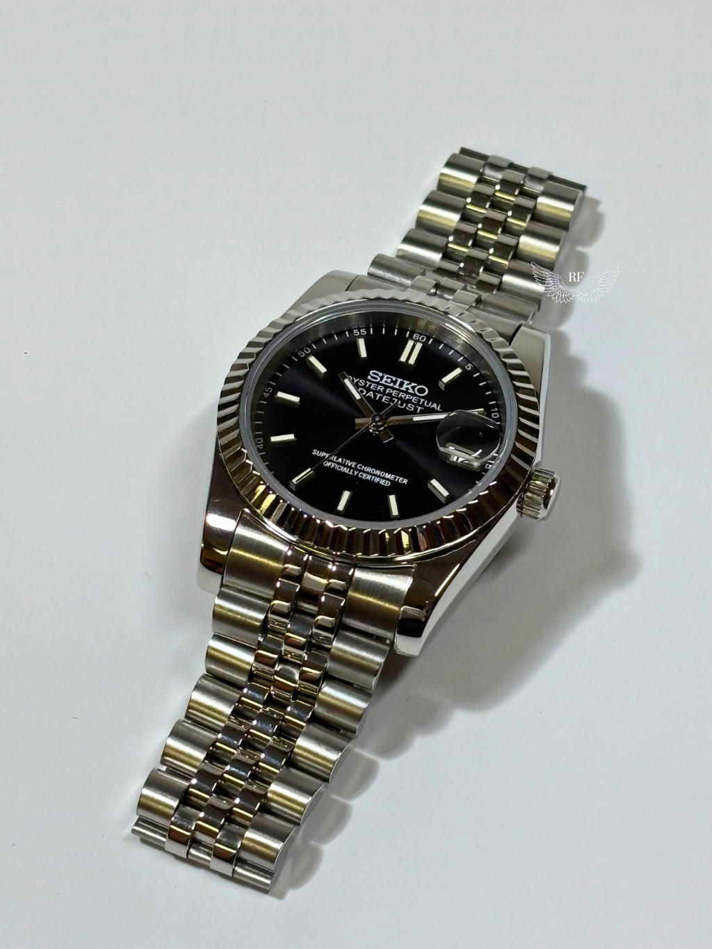 Sunburst Black Dial