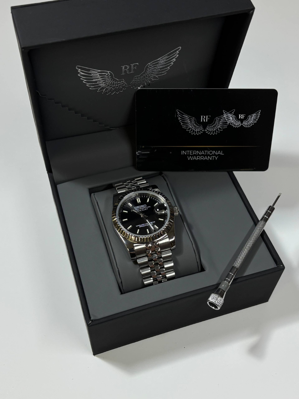 Sunburst Black Dial