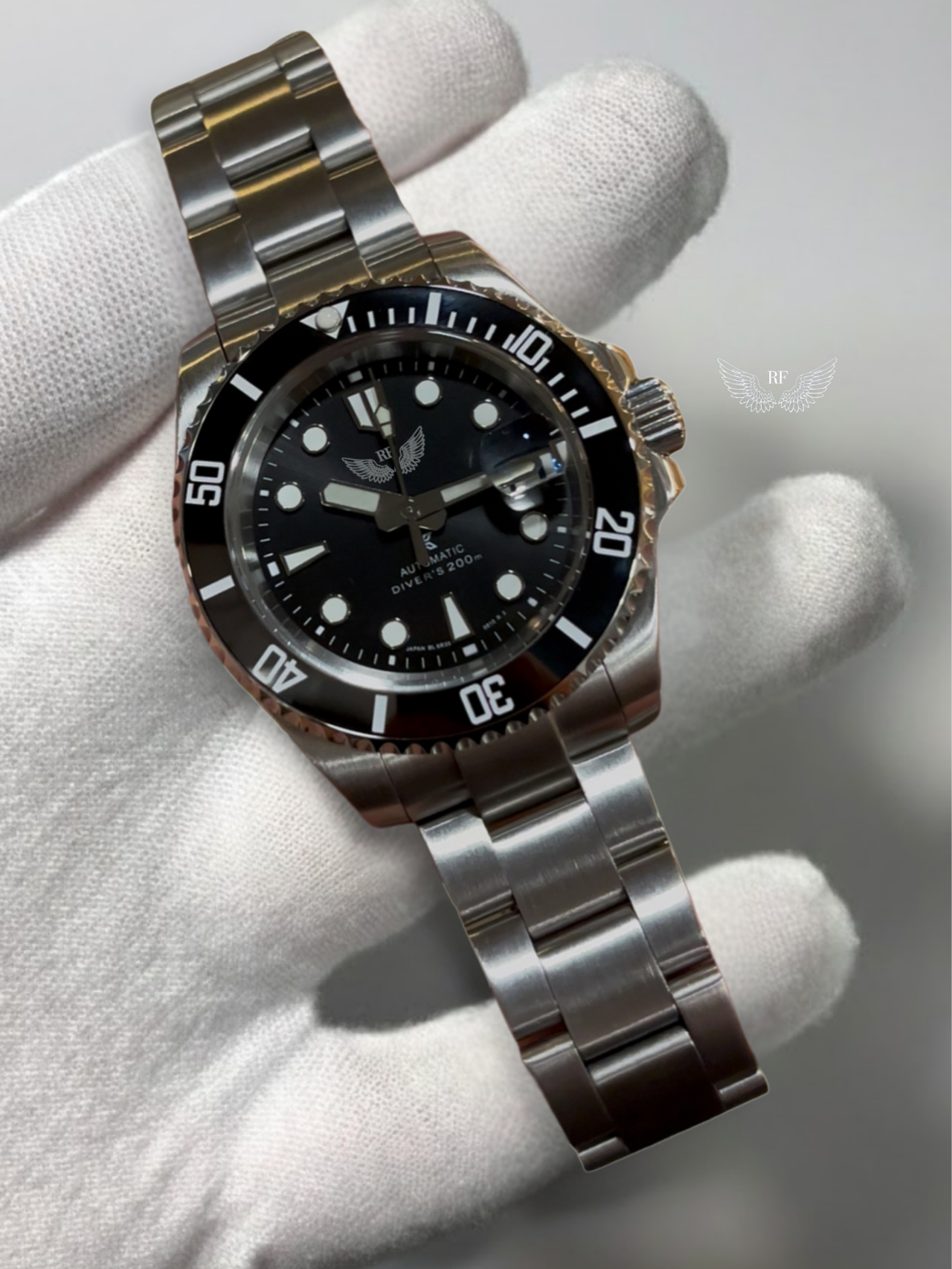 RF Black Diver Dial