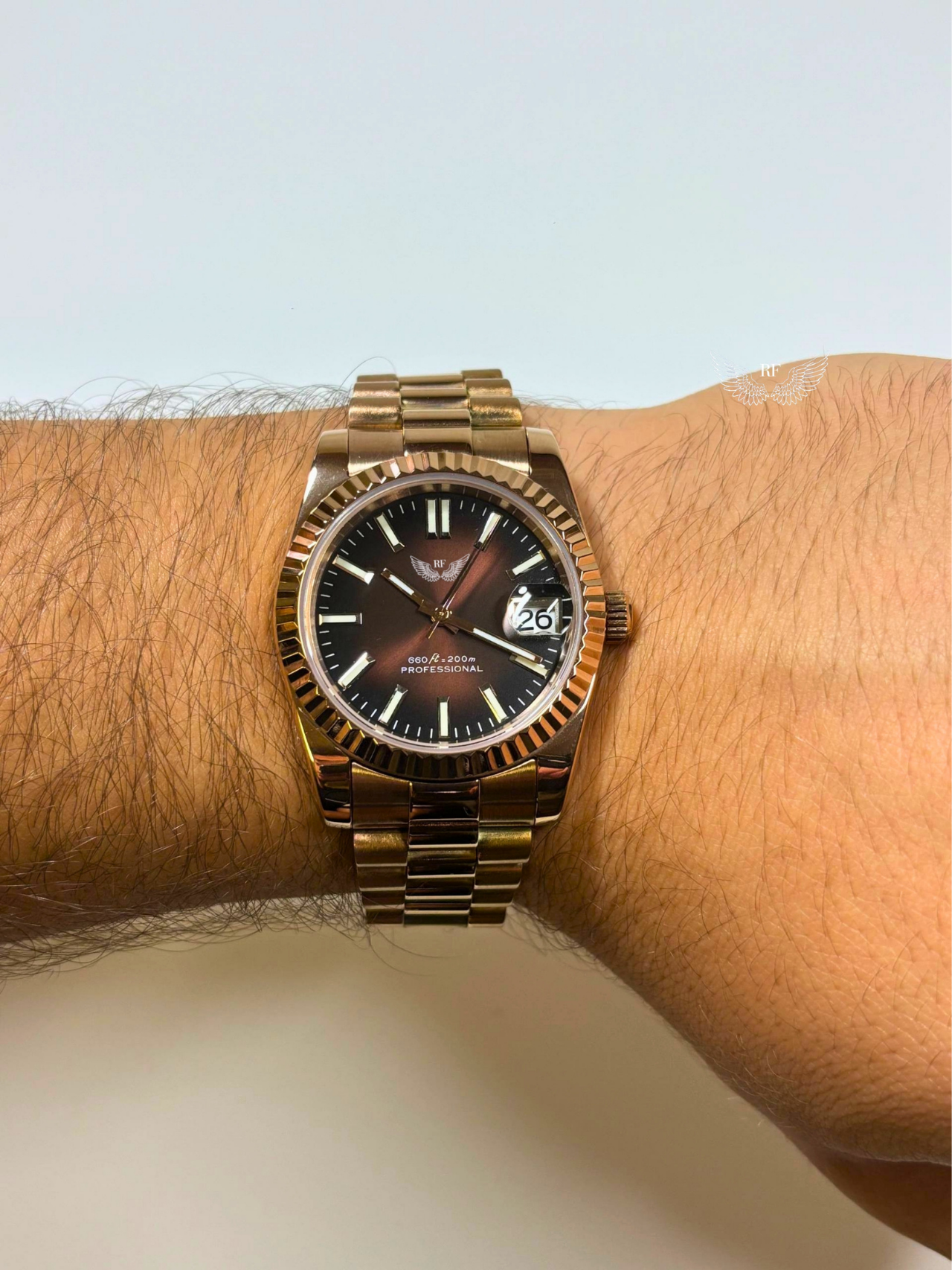 Sunburst Chocolate Dial