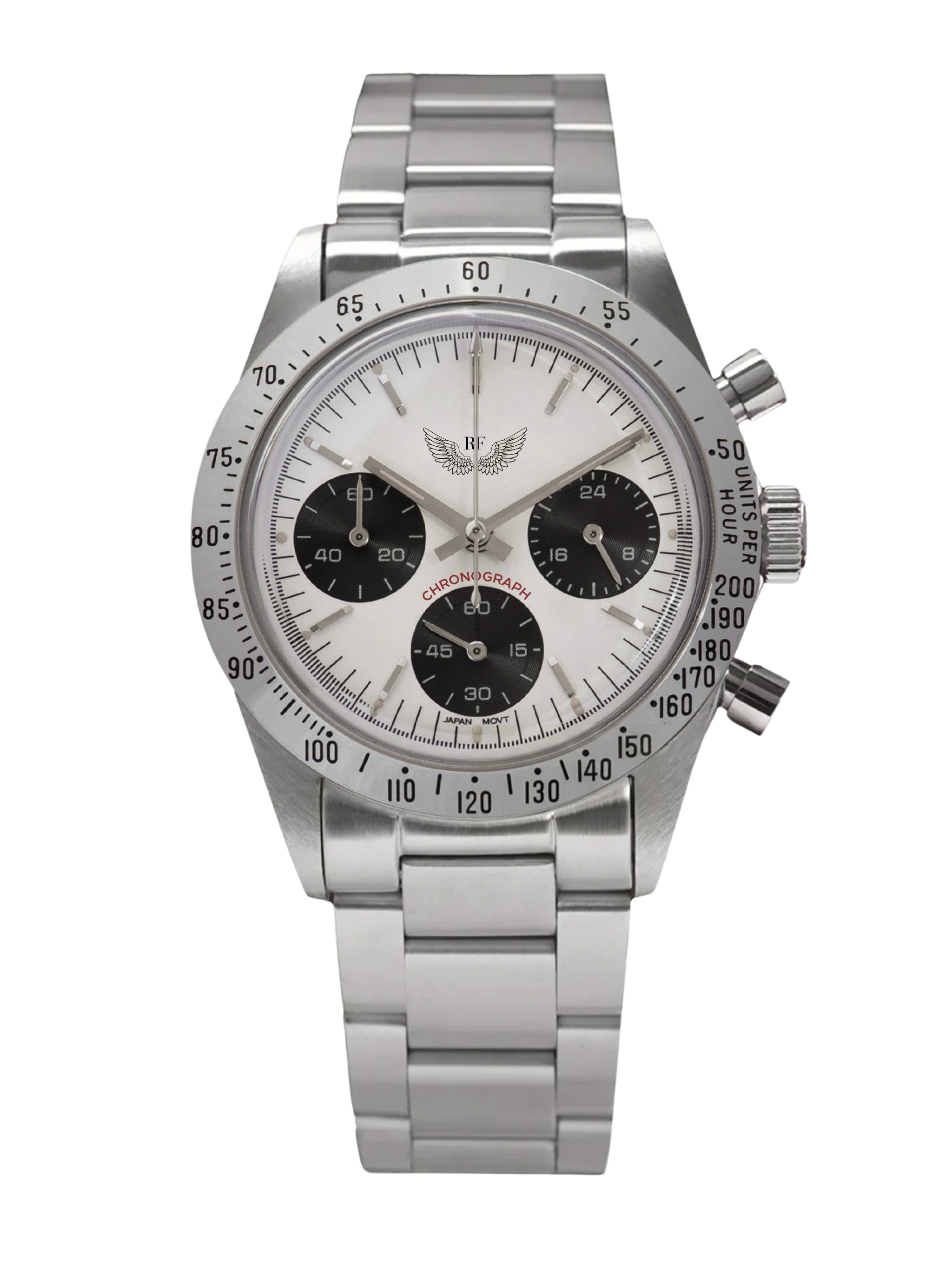 Vintage White Chronograph 37mm