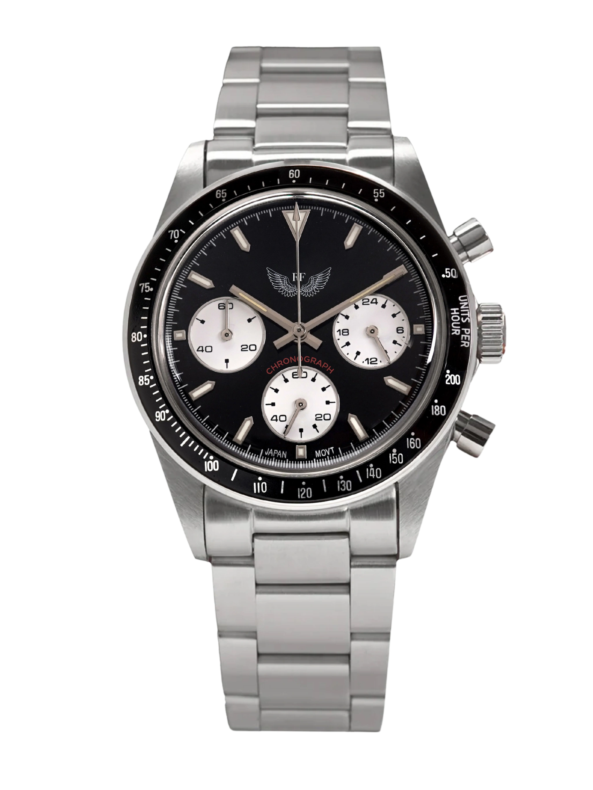 Vintage Black Chronograph 37mm