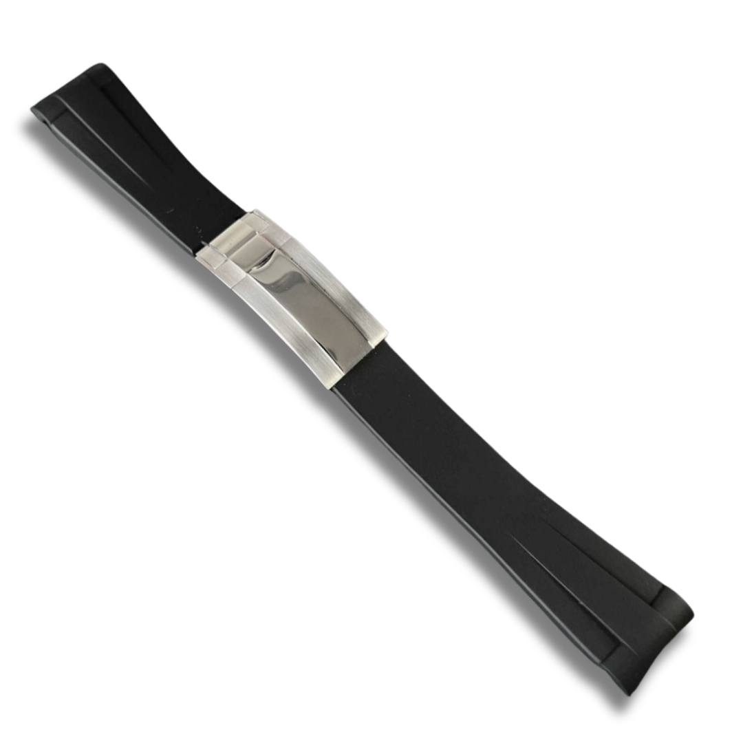 Black Rubber Strap