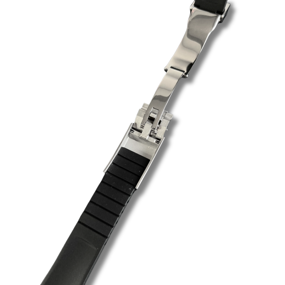 Black Rubber Strap