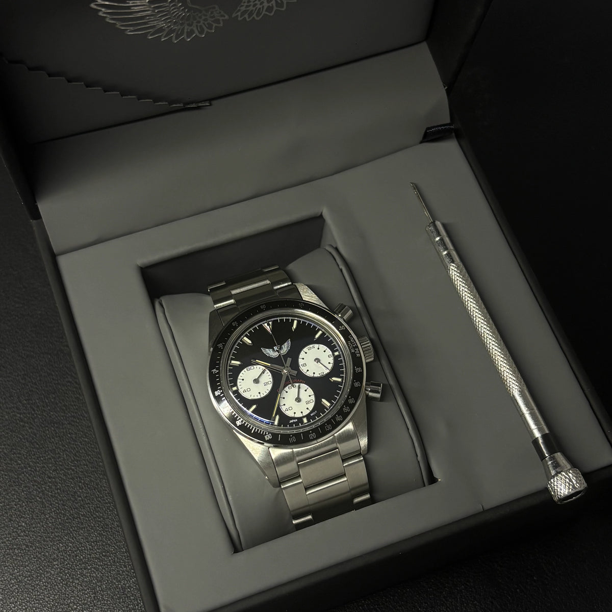 Zebra Chronograph 37mm - Black