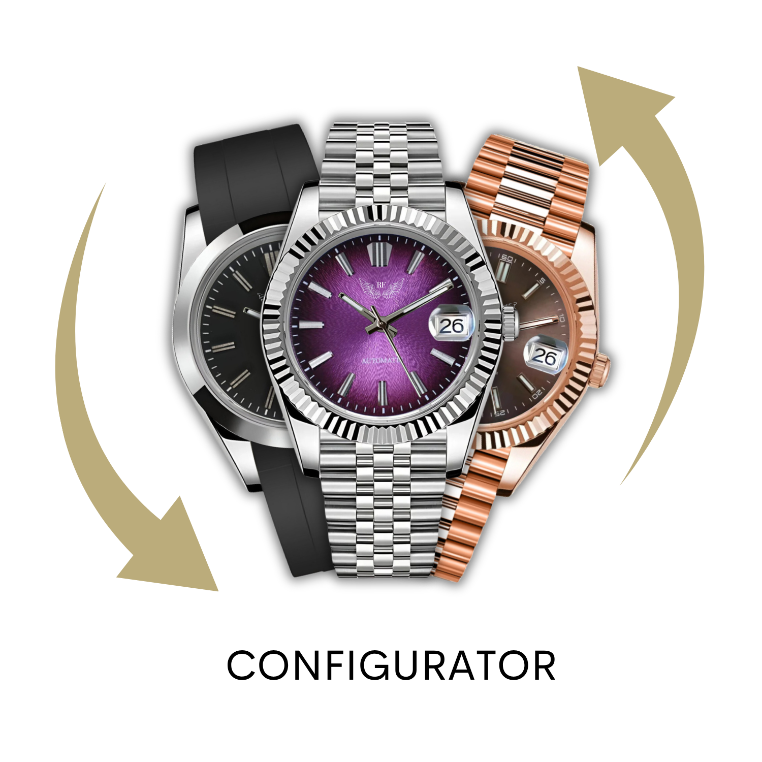 Classic Date hand-assembled watch