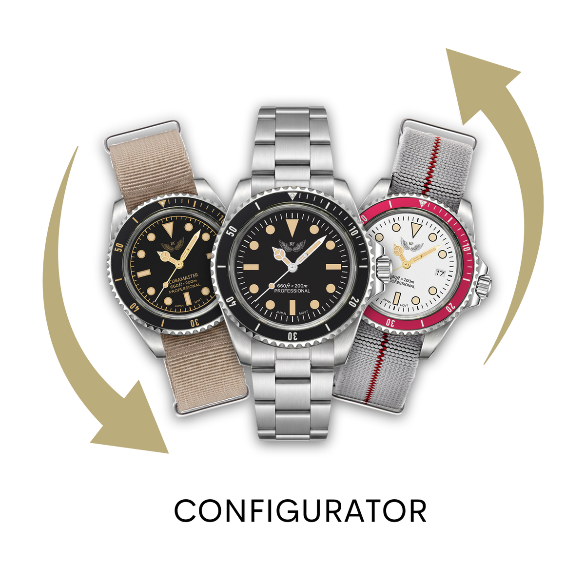 Vintage Diver configurator