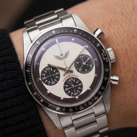 Zebra Chrono - Racing: Steel bracelet (included)