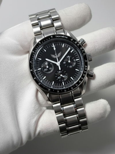 Black Speed Chronograph Watch.