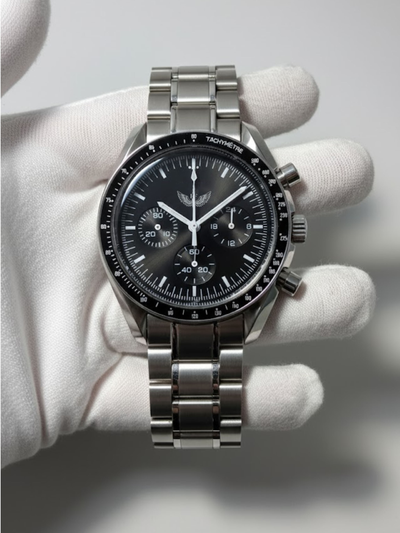 Black Speed Chronograph Watch.
