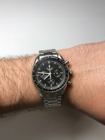 Black Speed Chronograph Watch.