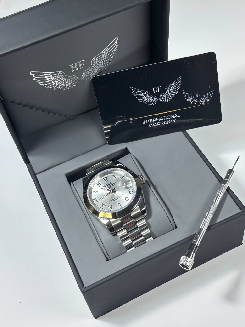 Grey Arabic Dial FB