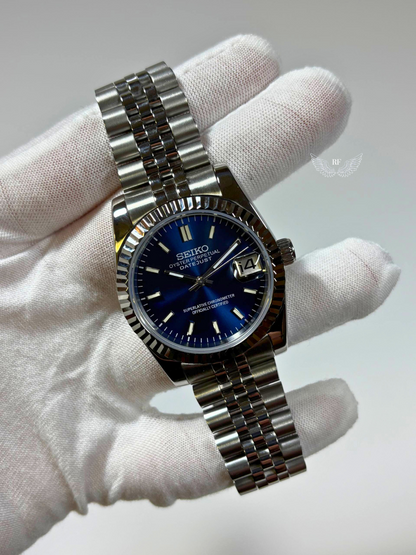 Sunburst Blue Dial
