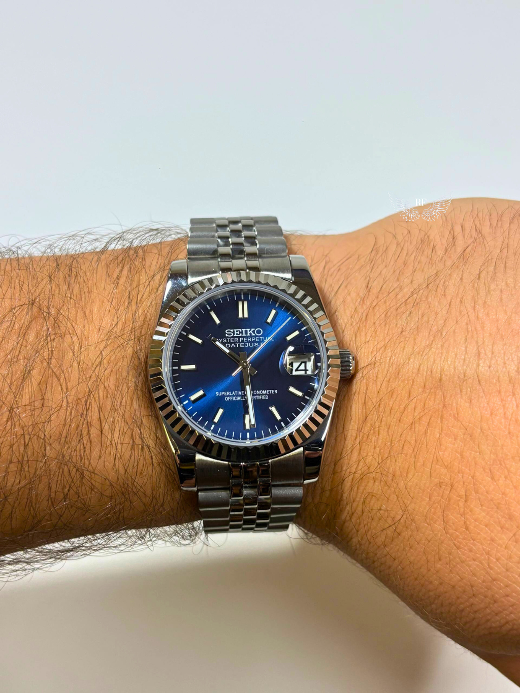 Sunburst Blue Dial