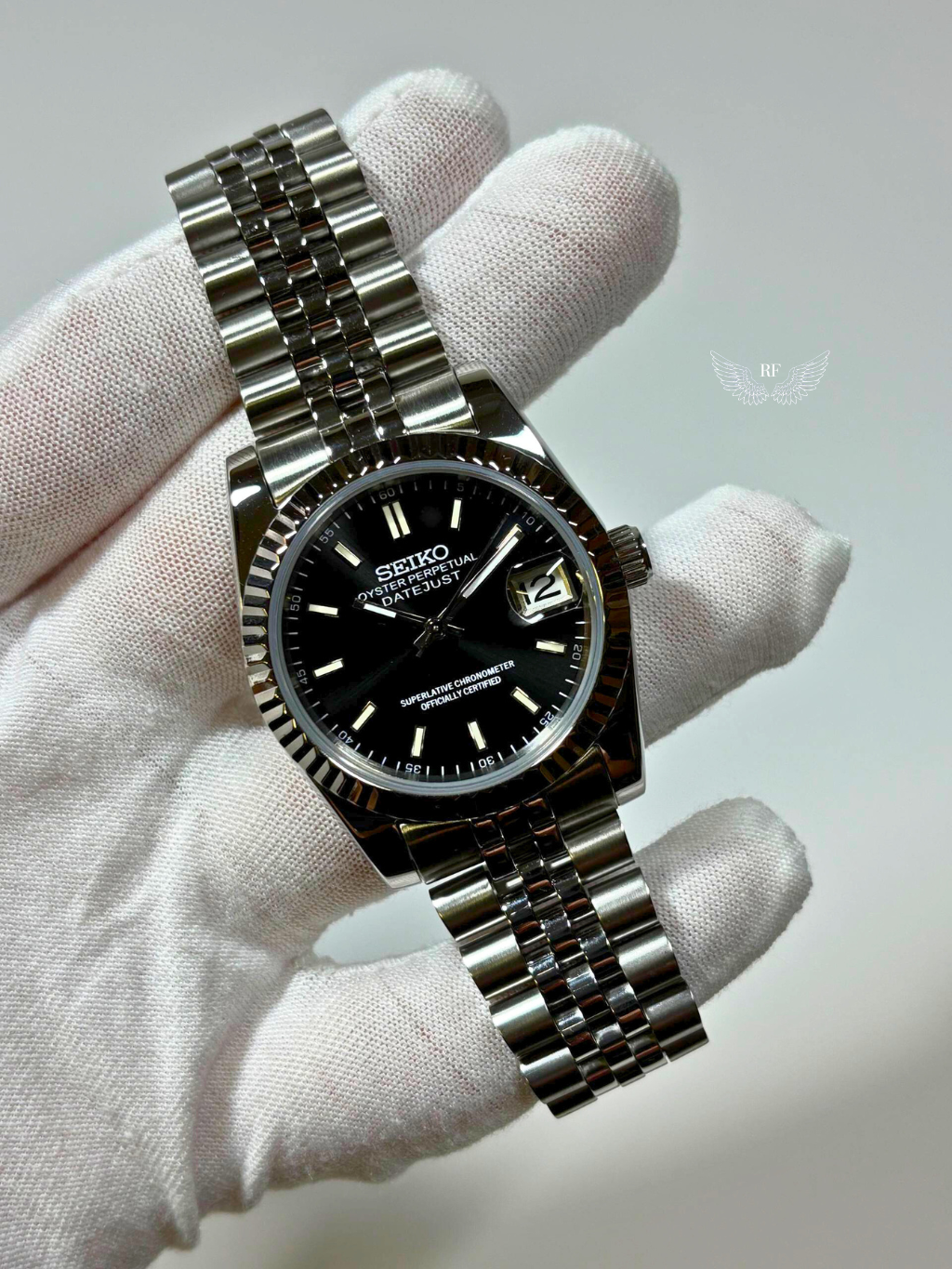 Sunburst Black Dial