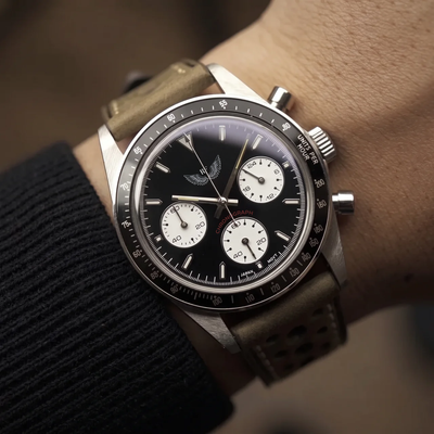 Zebra Chronograph 37mm - Black
