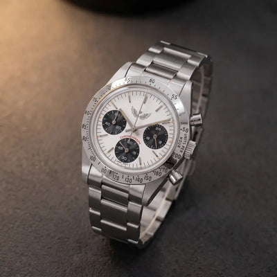 Zebra Chronograph 37mm - White