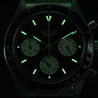 Vintage Black Chronograph 37mm