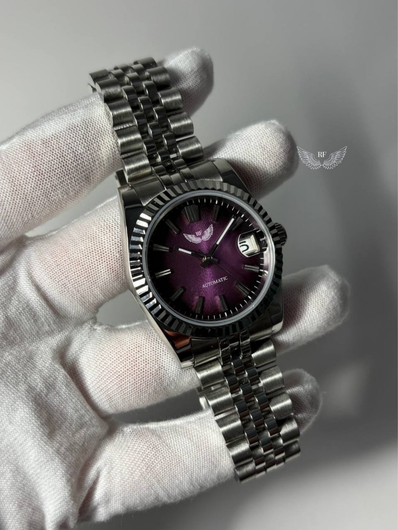 Purple Textured Dial