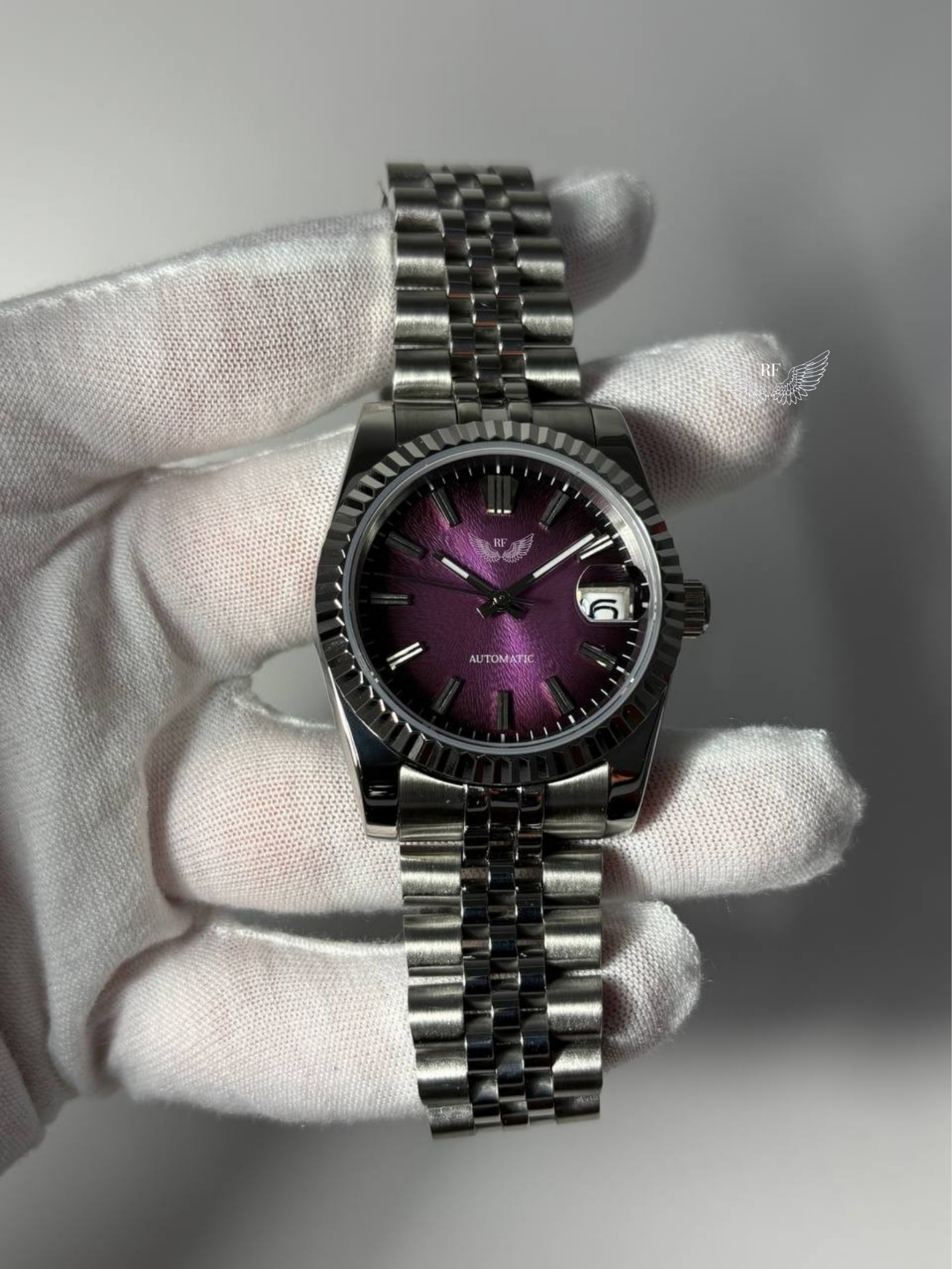 Purple Textured Dial