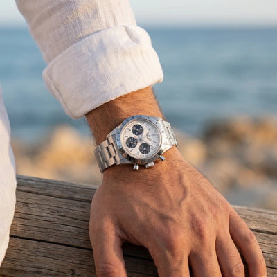 Zebra Chronograph 37mm - White