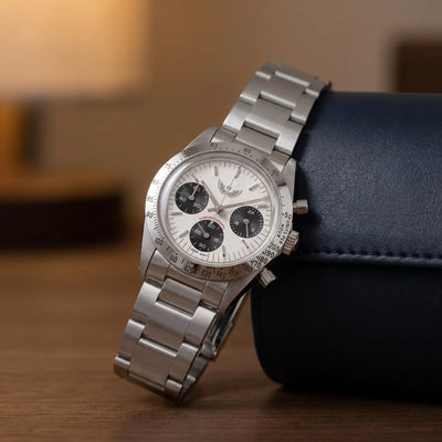 Zebra Chronograph 37mm - White