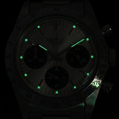 Zebra Chronograph 37mm - White