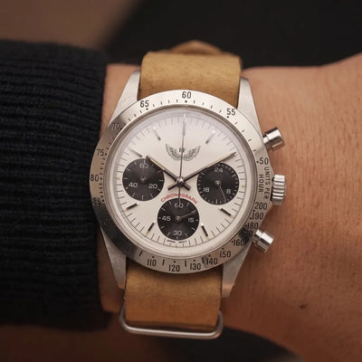 Zebra Chronograph 37mm - White