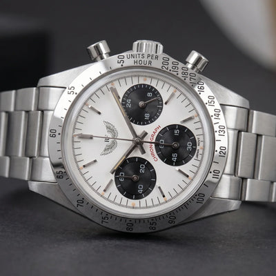 Zebra Chronograph 37mm - White