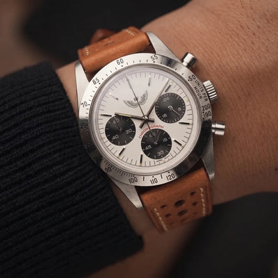 Zebra Chronograph 37mm - White