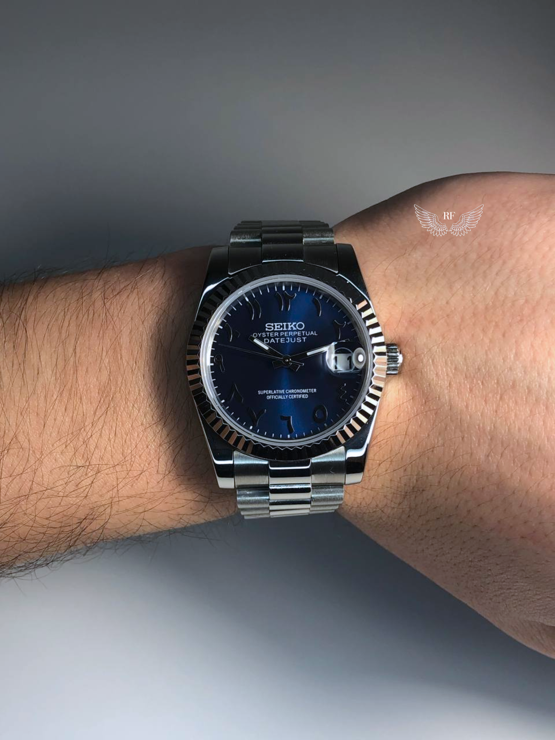 Blue Arabic Dial