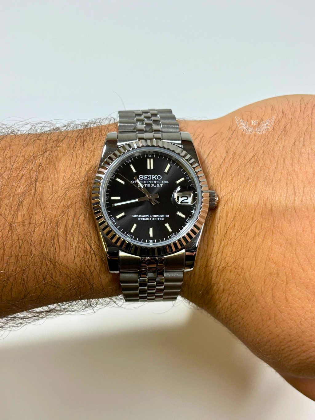 Sunburst Black Dial