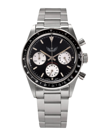 Vintage Black Chronograph 37mm