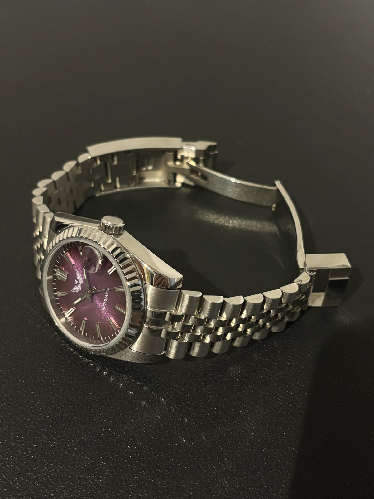 Purple Textured Dial