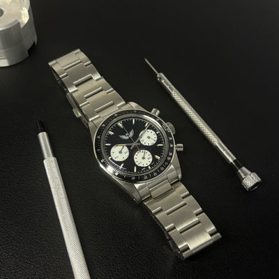 Zebra Chronograph 37mm - Black
