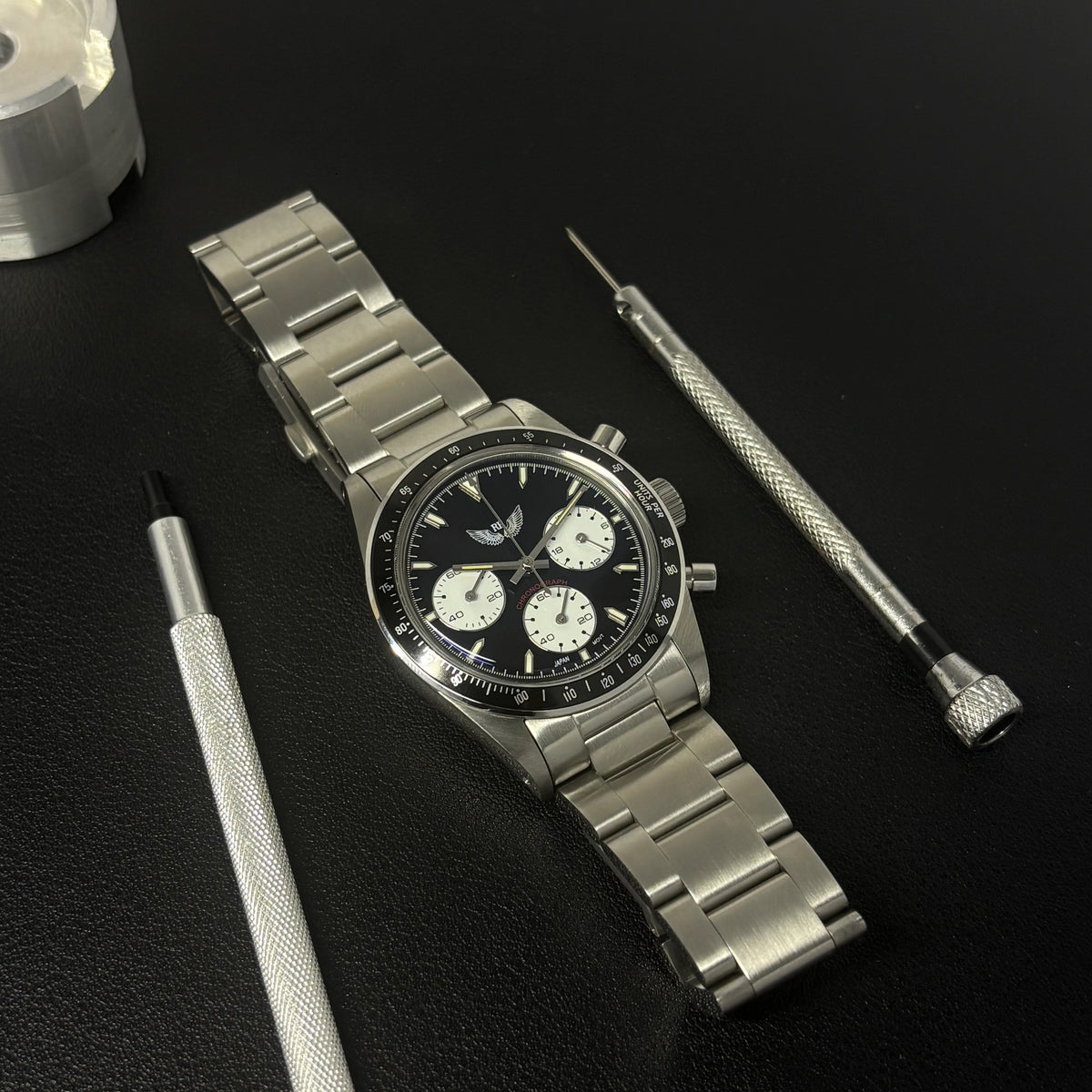 Zebra Chronograph 37mm - Black