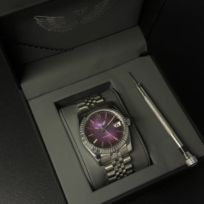 Purple Textured Dial