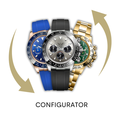 Chronograph hand-assembled watch