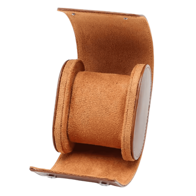 Leather travel case for watch