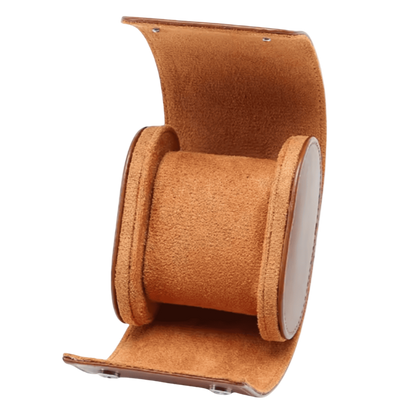 Leather travel case for watch