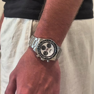 Zebra Chronograph 37mm Racing on the wrist