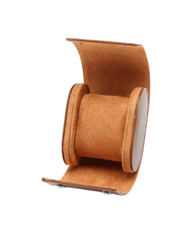 Leather watch roll