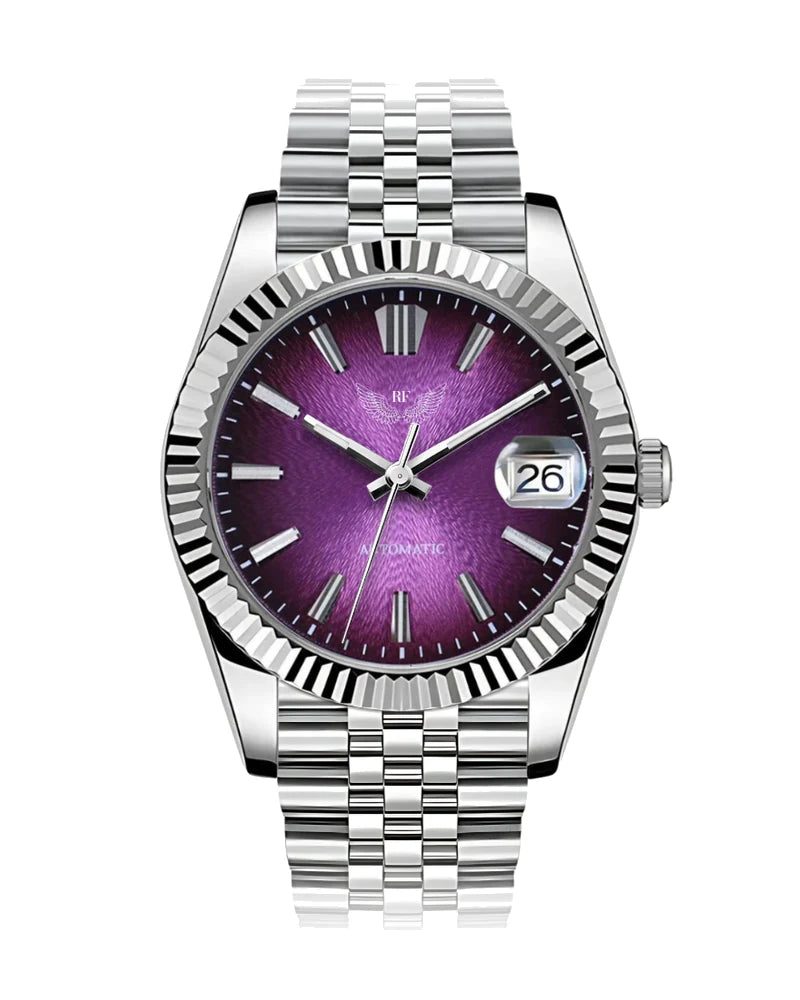 RF Datejust, purple dial, steel